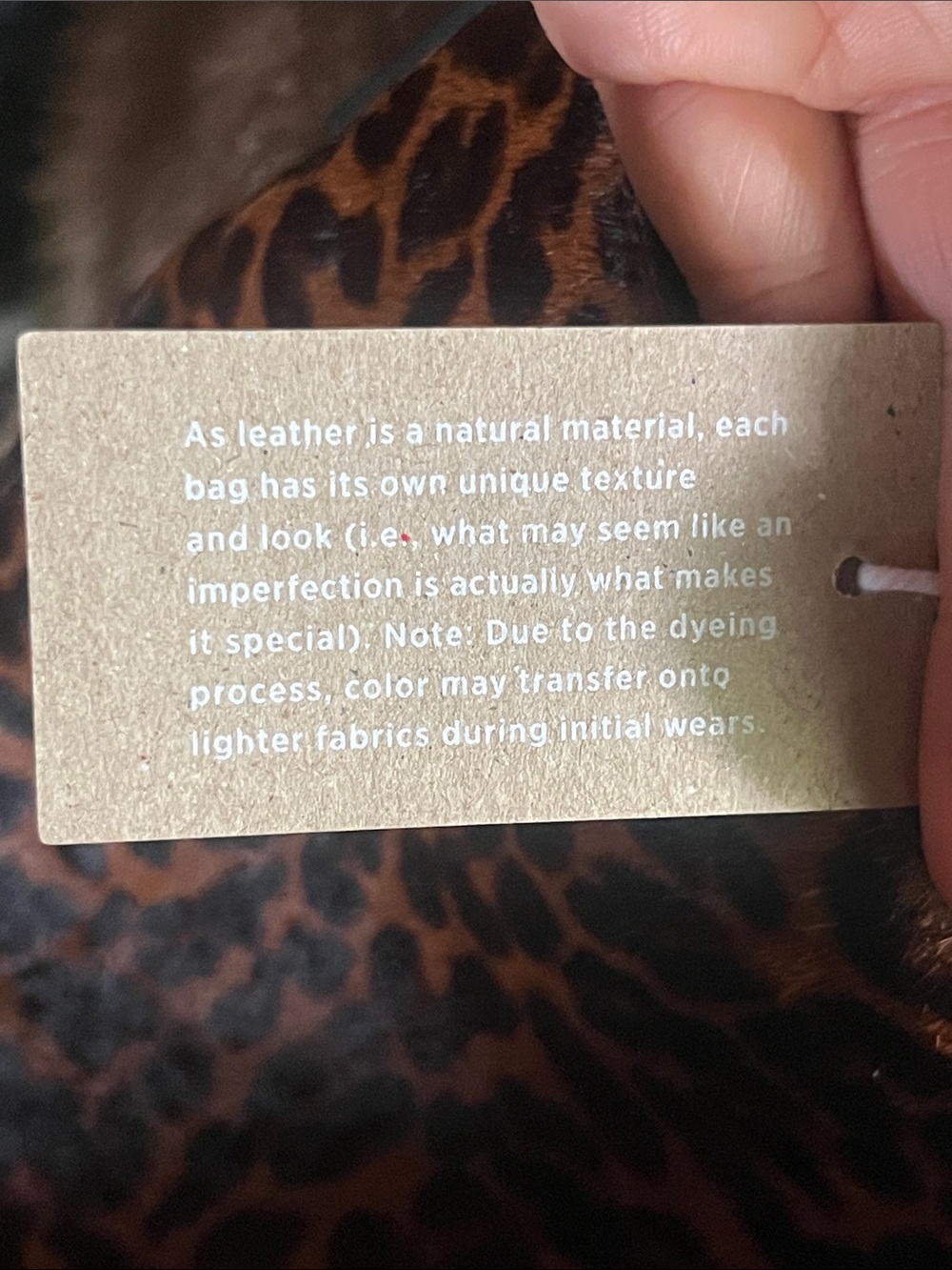 Madewell the essential mini bucket tote in leopard print dark carob multi - Picture 5 of 16